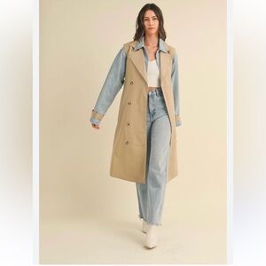 Denim Trench Coat
